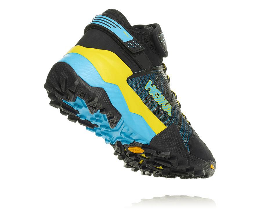 Hoka One One Spor Ayakkabı Erkek Siyah/Mavi - Arkali - BR3165902